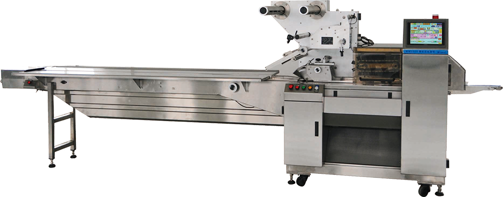 三伺服橫枕旋轉(zhuǎn)式包裝機